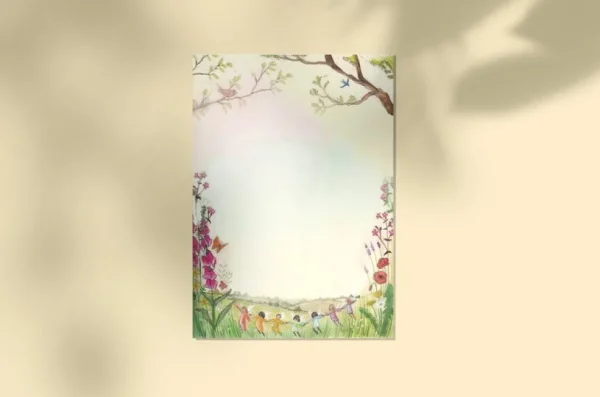 Wilded Family seasonal notepaper - spring & summer