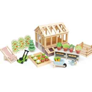 Wooden Greenhouse & Garden