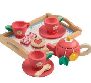 Wooden Tea Tray Set